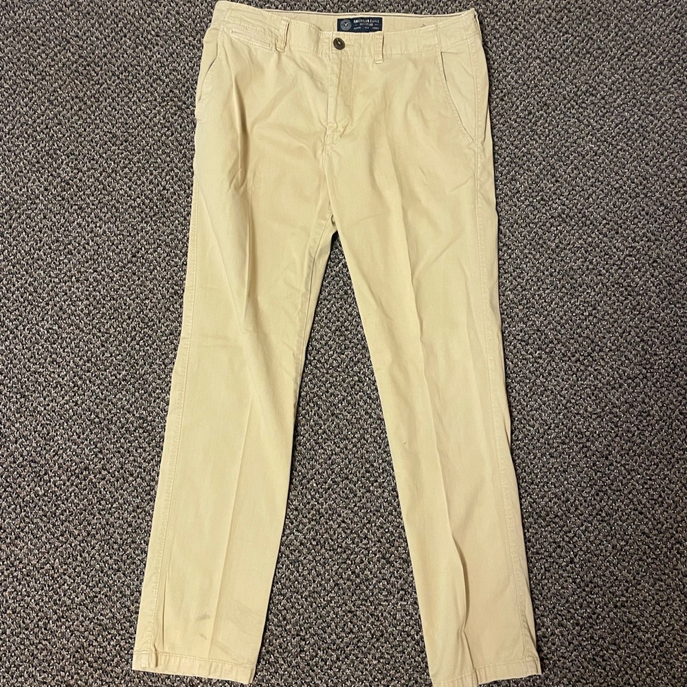 Men’s Khaki Pants, American Eagle, 34/34, Good Condition